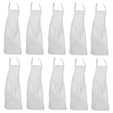 Load image into Gallery viewer, Professional 100% Cotton Bib Apron - No Pocket (Various Colours)