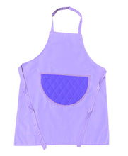 Load image into Gallery viewer, Cotton Bib Apron with Contrasting Quilted Pocket (2 Colours)