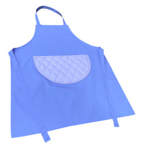 Load image into Gallery viewer, Cotton Bib Apron with Contrasting Quilted Pocket (2 Colours)