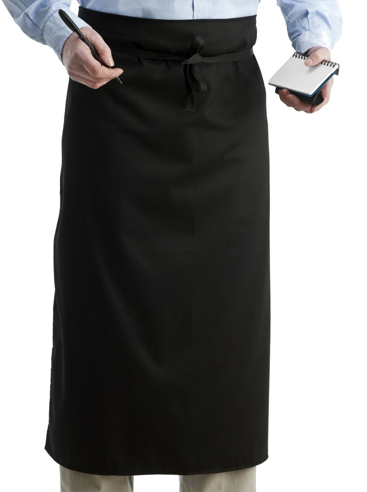 Pack of 5 Black Polycotton Waist Aprons (3 Lengths)