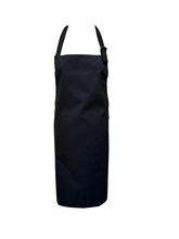Load image into Gallery viewer, 5 Pack Bundle Black Full Bib Apron No Pocket 69cm x 86cm