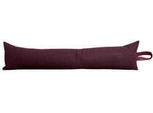 Load image into Gallery viewer, Purple &amp; Red Check Wool Draught Excluder (2 Sizes)