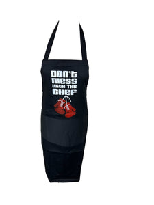 Novelty “Don’t mess with the Chef” Apron (4 Colours)