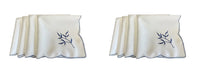 Load image into Gallery viewer, Table Napkins Embroidered Sprig Design 18" x 18" (4 Colours)