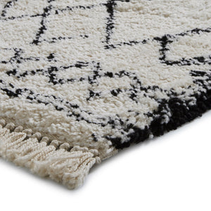 Boho Moroccan Beni Ourain Shaggy Pile Rug (Various Colours & Sizes)
