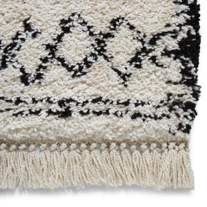 Boho Moroccan Beni Ourain Shaggy Pile Rug (Various Colours & Sizes)