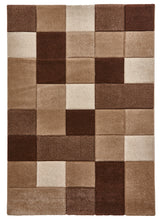 Load image into Gallery viewer, Brooklyn Square Pattern Hand Carved Rug (Various Colours)