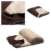 Load image into Gallery viewer, Gor Pets Nordic Soft Fleece &amp; Faux Fur Pet Blanket (Various Colours &amp; Sizes)