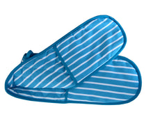Load image into Gallery viewer, Butchers Stripe Printed Cotton Bib Apron or Double Oven Glove (4 Colours)