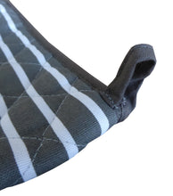 Load image into Gallery viewer, Butchers Stripe Printed Cotton Bib Apron or Double Oven Glove (4 Colours)