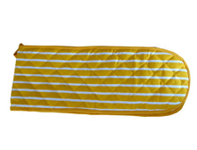 Load image into Gallery viewer, Butchers Stripe Printed Cotton Bib Apron or Double Oven Glove (4 Colours)