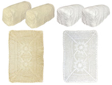 Load image into Gallery viewer, Bute Crochet Arm Caps &amp; Chair Backs (Natural or White)
