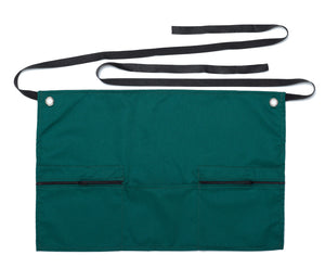 Money Apron With Zip Pockets - 22" Wide x 14" Long (5 Colours)