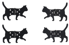 Load image into Gallery viewer, Black Cat Door Hinges (Left or Right)