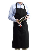 Load image into Gallery viewer, Black Full Apron With Pocket Professional Chefs (Pack of 1 or 5)