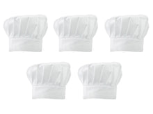 Load image into Gallery viewer, Children&#39;s Adjustable Chefs Hat - White (Pack of 1 or 5)
