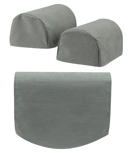 Chenille Pair of Arm Caps or Chair Back (Sage Green)