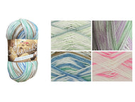 King Cole Cherish DK Low Pill Acrylic Baby Yarn 100g (2 Shades)