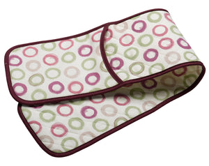 Circles Pattern Quilted Cotton Double Oven Glove (2 Colours)
