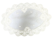 Load image into Gallery viewer, Vintage Cluny Lace Oval Traycloth - 12" x 18" (2 Colours)