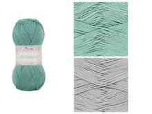 Load image into Gallery viewer, King Cole Cottonsmooth DK 100% Mercerised Cotton Yarn 100g (2 Shades)