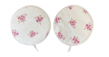 Load image into Gallery viewer, Pair of Aga Hob Covers with Cotton Base 13.5&quot; (Various Designs)