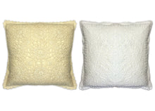 Load image into Gallery viewer, Skye Crochet Cushion Cover - 18&quot; x 18&quot; (Natural or White)