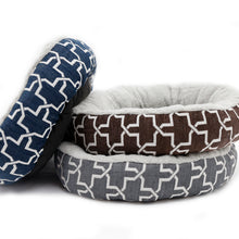 Load image into Gallery viewer, Cat or Small Dog Cuddler Donut Pet Bed (3 Colours)