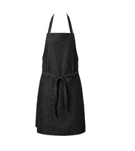 Load image into Gallery viewer, Black Denim Cotton Bib Apron with Pocket 22" x 33" (Multipack of 1 or 5)