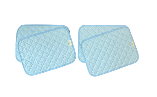 Duck Egg Quilted Place Mats (Pack of 4)