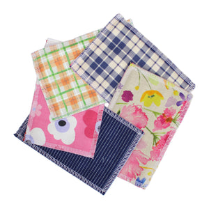 Upcycled Cotton & Fleece Home Surface Cleaning Cloths (Mixed Pack of 5 or 10)