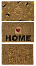 Load image into Gallery viewer, Kentwell Embossed Natural Coir Mat 60cm x 40cm (3 Designs)