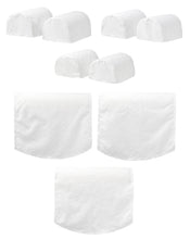 Load image into Gallery viewer, Broderie Anglaise White Cotton Floral Round Arm Caps or Chair Backs (3 Designs)