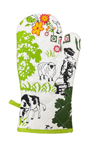 Cotton Quilted Animal Themed Oven Gloves (5 Designs)