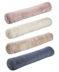 Soft Plush Faux Fur Draught Excluder - 3ft (4 Colours)