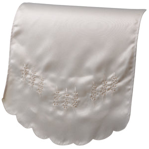 Fern Embroidered & Bead Detail Chairback (4 Colours)