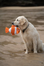 Load image into Gallery viewer, Petface Seriously Strong Plush &amp; Rubber Inner Fish Dog Toy