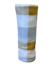 Load image into Gallery viewer, Soft Polar Fleece Checked Blankets - 127cm x 152cm (Various Colours)