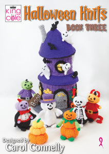 King Cole Halloween Knitting Pattern Book 3: Season of the Pumpkins
