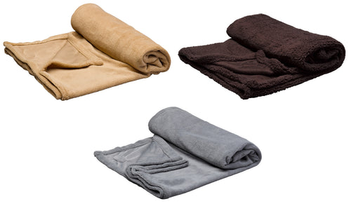 Gor Pets Soft Fleece Pet Comforter Blanket (Various Colours & Sizes)