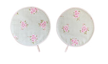 Load image into Gallery viewer, Pair of Aga Hob Covers with Cotton Base 13.5&quot; (Various Designs)