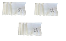 Load image into Gallery viewer, Table Napkins Embroidered Sprig Design 18" x 18" (4 Colours)