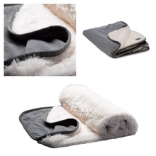Load image into Gallery viewer, Gor Pets Nordic Soft Fleece &amp; Faux Fur Pet Blanket (Various Colours &amp; Sizes)