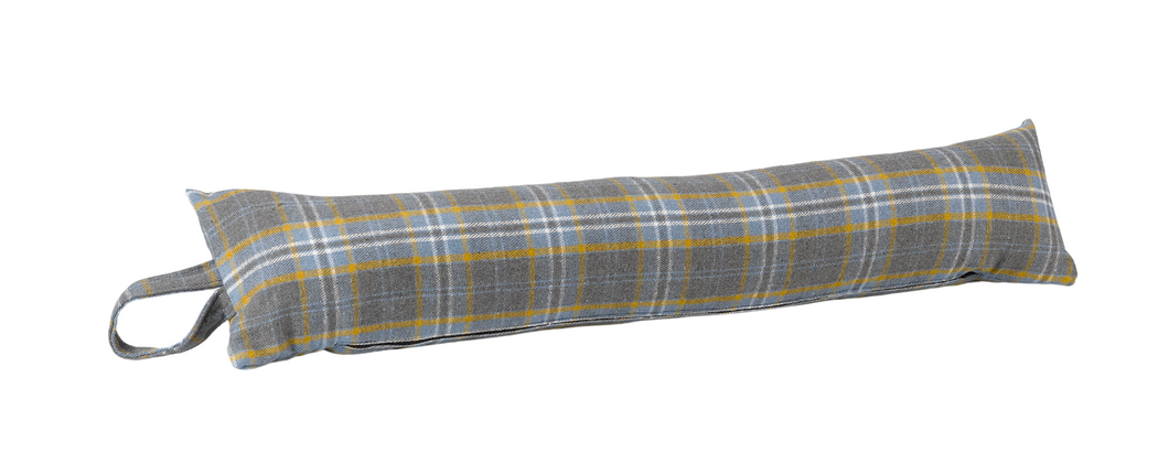 Poly Wool Check Fabric Draught Excluder (3 Colours)