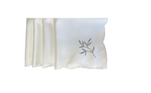 Load image into Gallery viewer, Table Napkins Embroidered Sprig Design 18" x 18" (4 Colours)