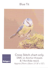 Load image into Gallery viewer, Habypro Cross Stitch Chart Only (Blue Tit)