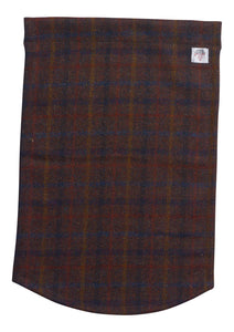 Harris Tweed Check Round Arm Caps or Chair Backs (Various Colours)