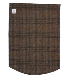 Harris Tweed Check Round Arm Caps or Chair Backs (Various Colours)