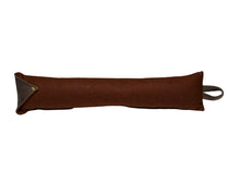 Load image into Gallery viewer, Plain Harris Tweed Draught Excluder with Leather Detail (Various Designs)