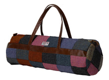 Load image into Gallery viewer, Harris Tweed 100% Pure New Wool Patchwork Bag with Leather Handle (3 Sizes)